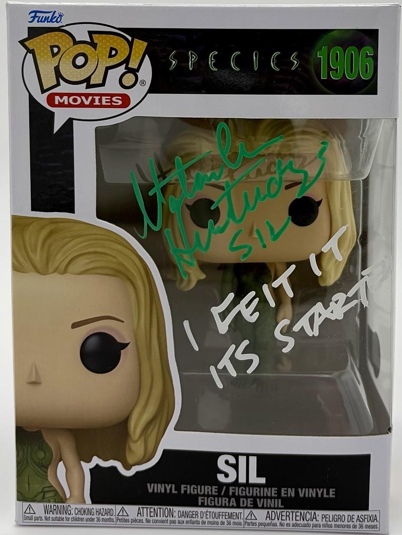 Natasha Henstridge signed "Sil" Funko #1906 w/quote (Species) - Beckett COA
